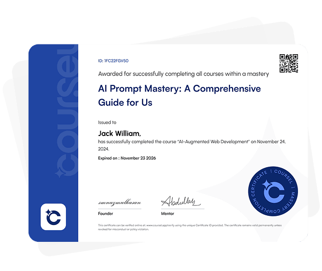 Certificate Sample